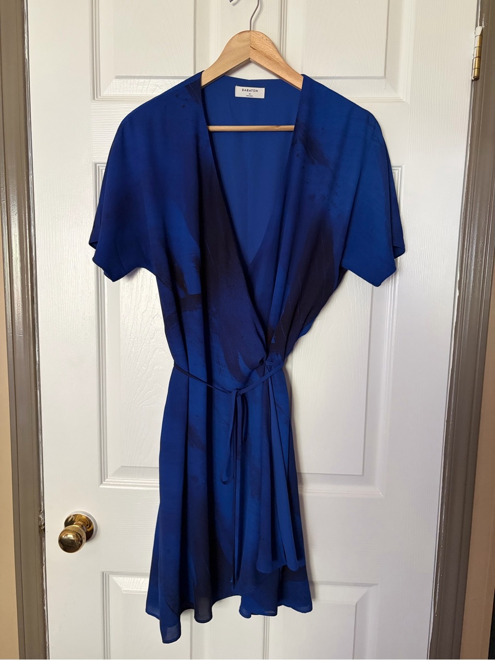 Babaton Cobalt Blue Wrap Dress